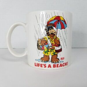 1987 Alf Coffee Mug "Life's A Beach"